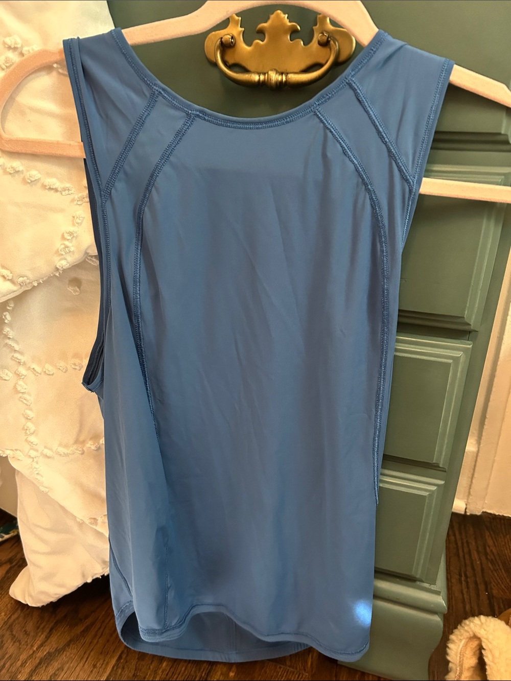 lululemon athletica Blue Sleeveless Athletic Tank Top